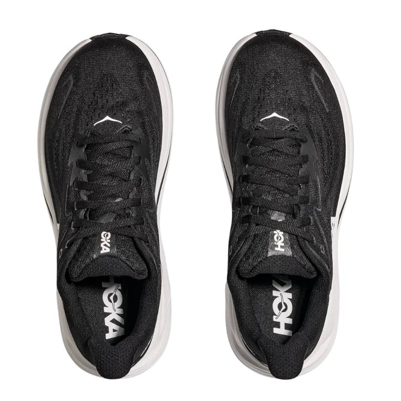 Hoka Clifton 10 Wide Schwarz Weiß SS25