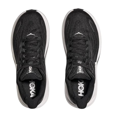 Hoka Clifton 10 Wide Zwart Wit SS25