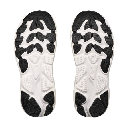 Tênis Hoka Clifton 10 Wide Preto Branco SS25