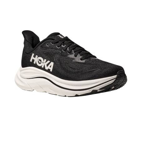 Scarpe Hoka Clifton 10 Wide Nero Bianco SS25