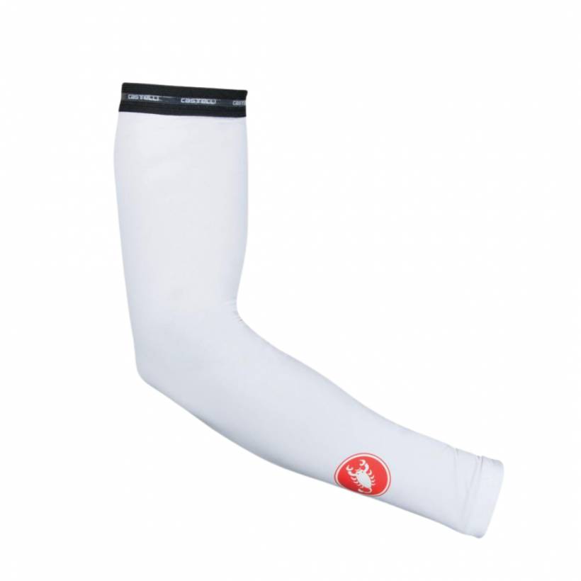 Brassard léger Castelli UPF 50+ Blanc