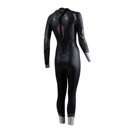 Combinaison en néoprène Zone3 Aspire Noir Rose Femme