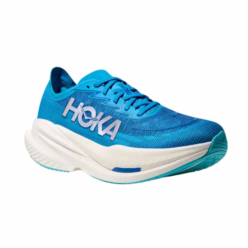 Chaussures Hoka Mach X 2 Bleu Blanc l SS25