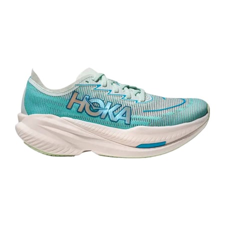 Ténis Hoka Mach X 2 Azul Branco SS25 Mulher