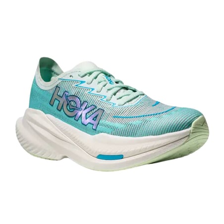 Scarpe Hoka Mach X 2 Blu Bianco SS25 Donna