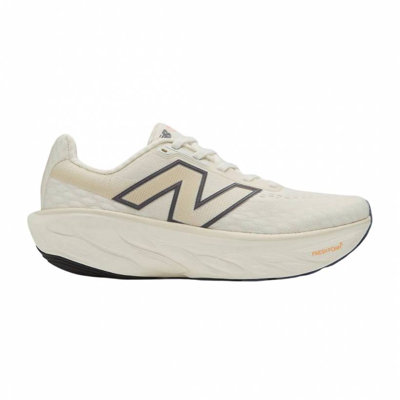 Tênis New Balance Fresh Foam 1080 v14 Bege Laranja SS25 Mulher