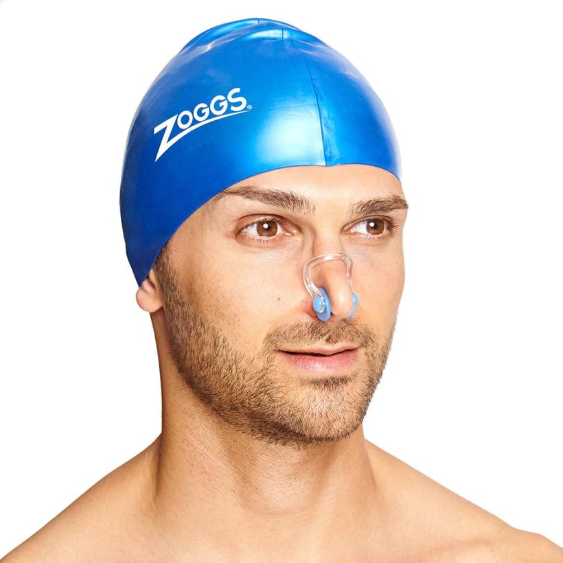 Clipe nasal Zoggs azul branco