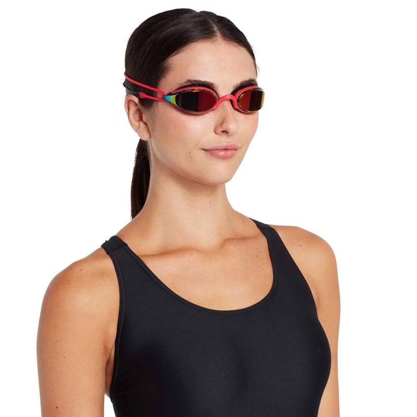 Zoggs Fusion Air Swimming Goggles Red Black