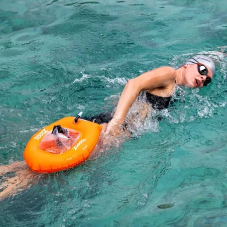Zoggs Tow Float Plus Orange Buoy