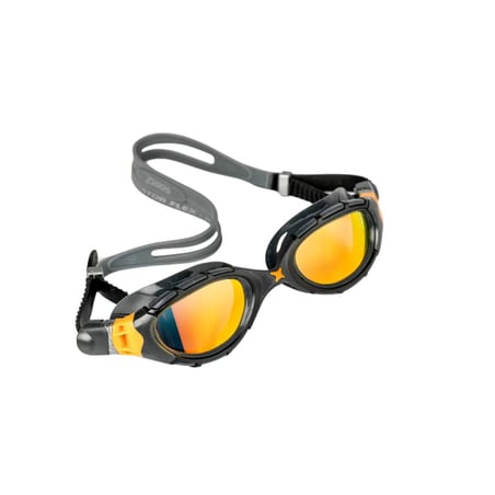 Okulary pływackie Zoggs Predator Flex Titanium Czarno-pomarańczowe