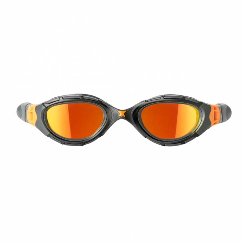 Zoggs Predator Flex Titanium Schwarz Orange Schwimmen Goggles