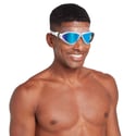 Zoggs Horizon Flex Titanium Weiß Blaue Schwimmmaske