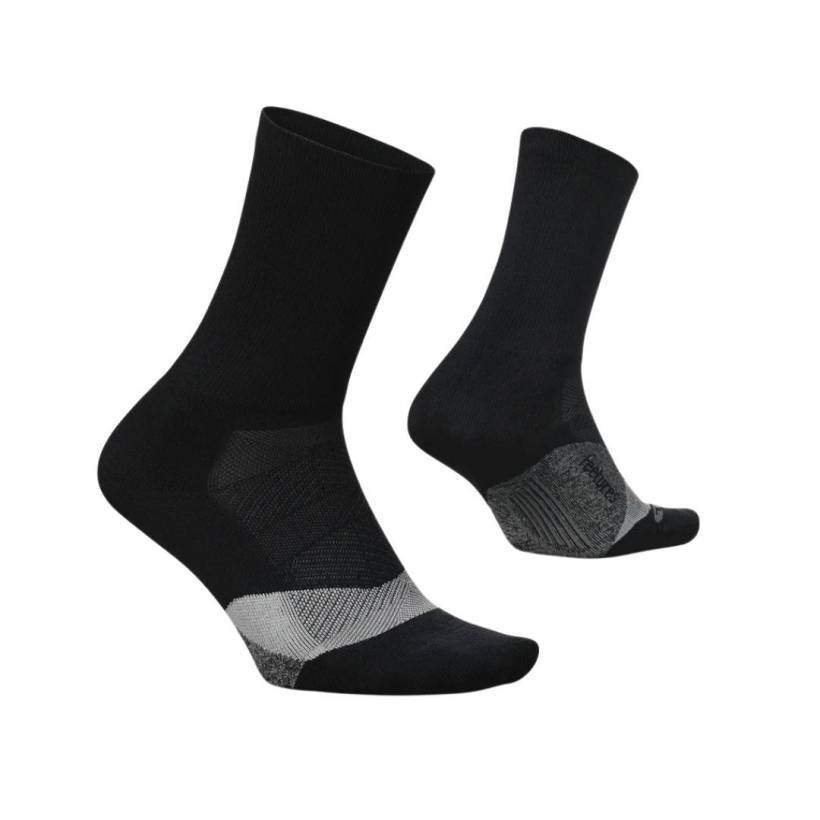 Calcetines Feetures Elite Light Cushion Mini Crew Negro