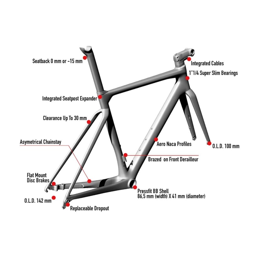 Wilier Filante SL Force D2 AXS SWR50 Wit Rood...