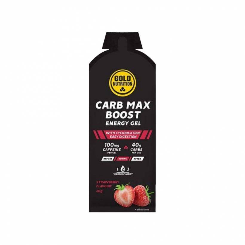Gel Energético GoldNutrition Carb Max Energy Gel Boost Fresa 60g