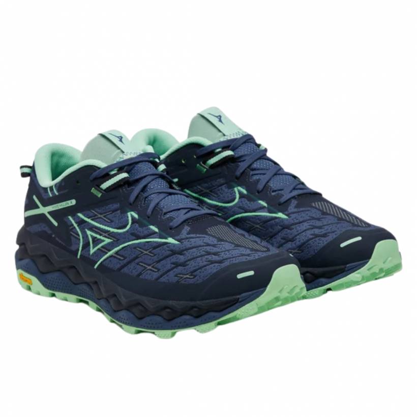 Chaussures Mizuno Wave Mujin 10 Bleu Vert SS25