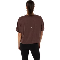 Asics Nagino Run Adjustable SS Top Kurzarm Braun Damen 2