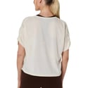 Asics Nagino Run Adjustable SS Top T‑shirt Korte Mouw Wit Dames