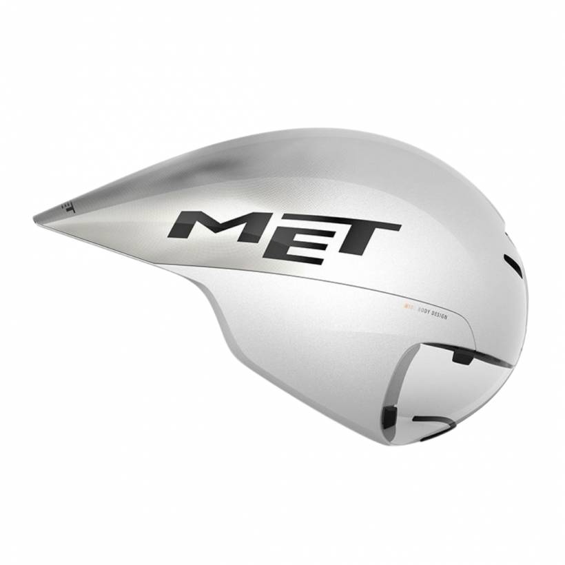 Kask MET Drone Wide Body II Biały Metaliczny Połysk