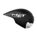 MET Drone Wide Body II Helm Metallic Zwart Glans
