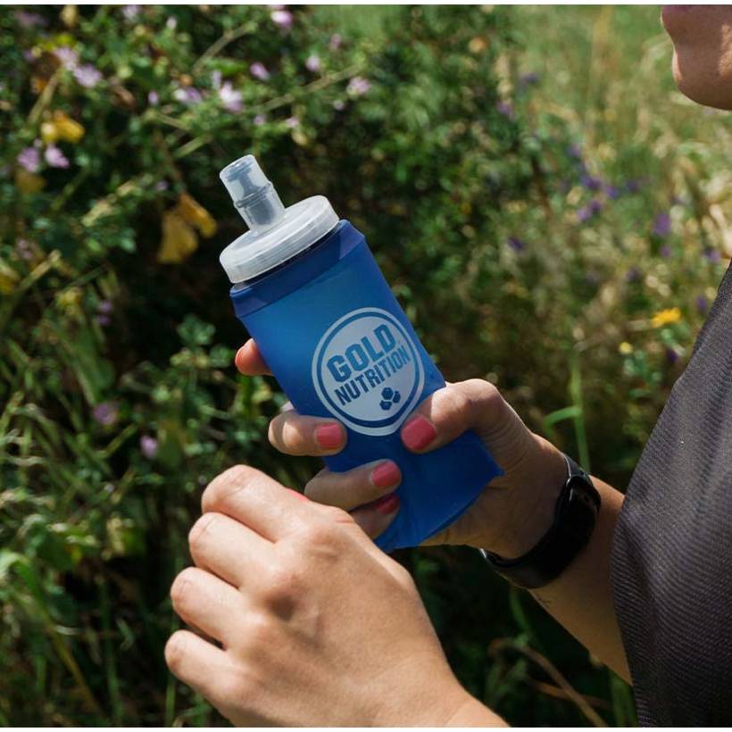 Borraccia Malleabile GoldNutrition 300ml Blu