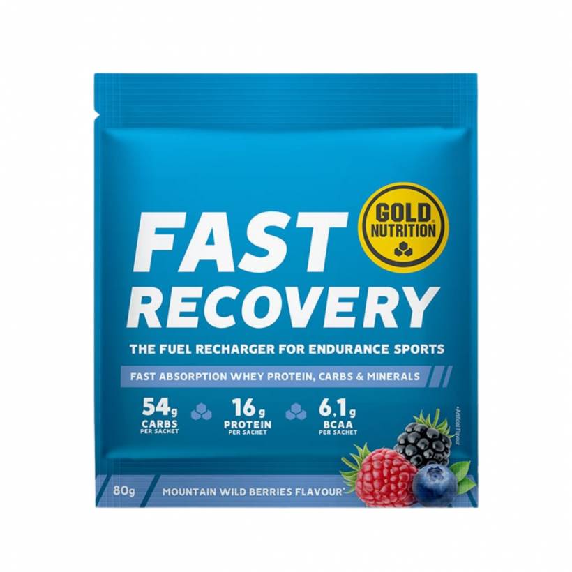 Recuperador GoldNutrition Fast Recovery Frutos Silvestres Monodosis 80g