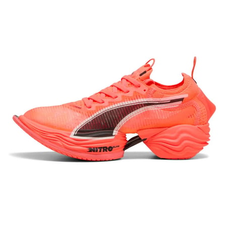 Puma Fast-R NITRO Elite 2 Oranje Zwarte Dames Sneakers