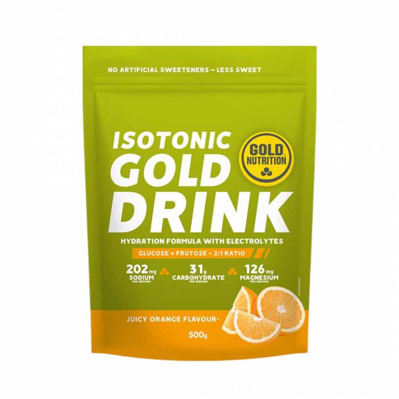 Boisson Isotonique GoldNutrition Gold Drink Orange 500g.