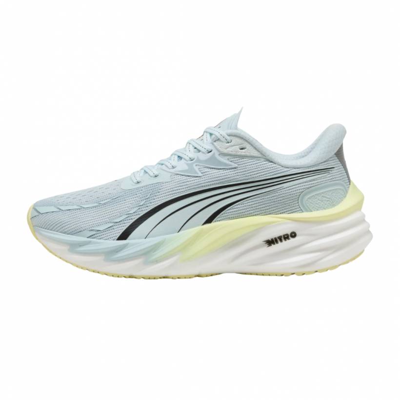 Scarpe Puma Velocity NITRO 4 Blu Giallo AW25 Donna