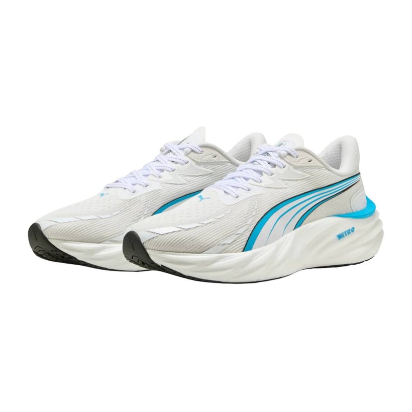 Ténis Puma Velocity NITRO 4 Branco Azul AW25