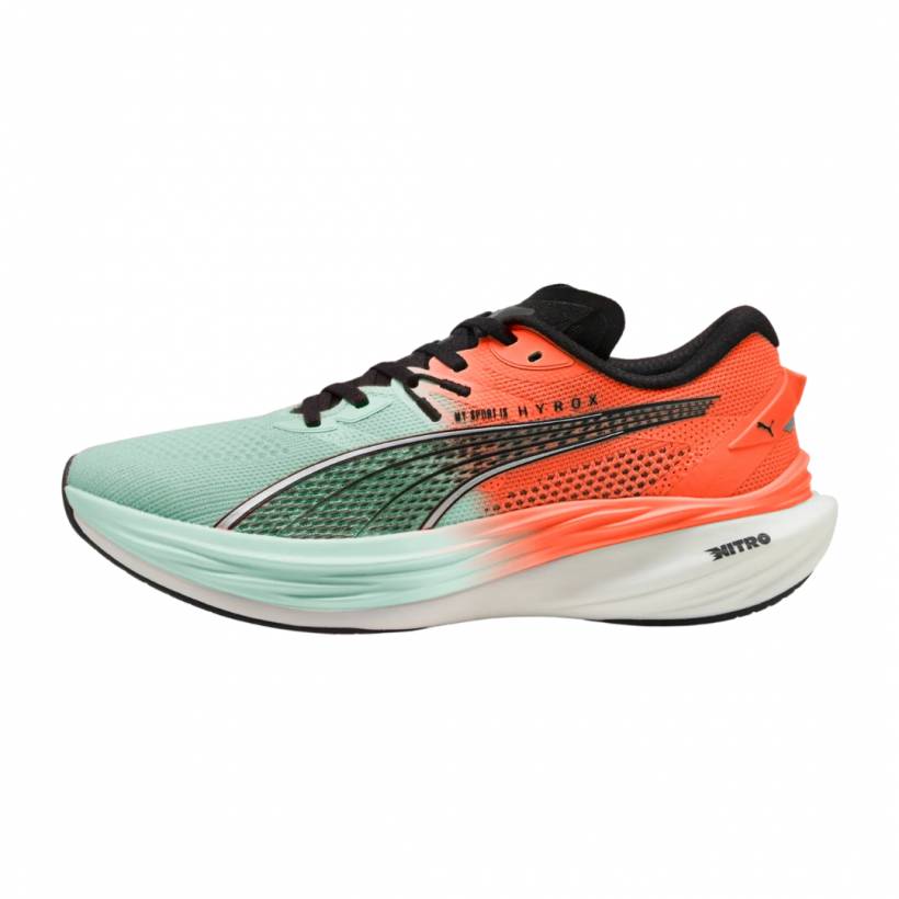 Puma Deviate NITRO 3 HYROX Rood Groen AW25 Sneakers