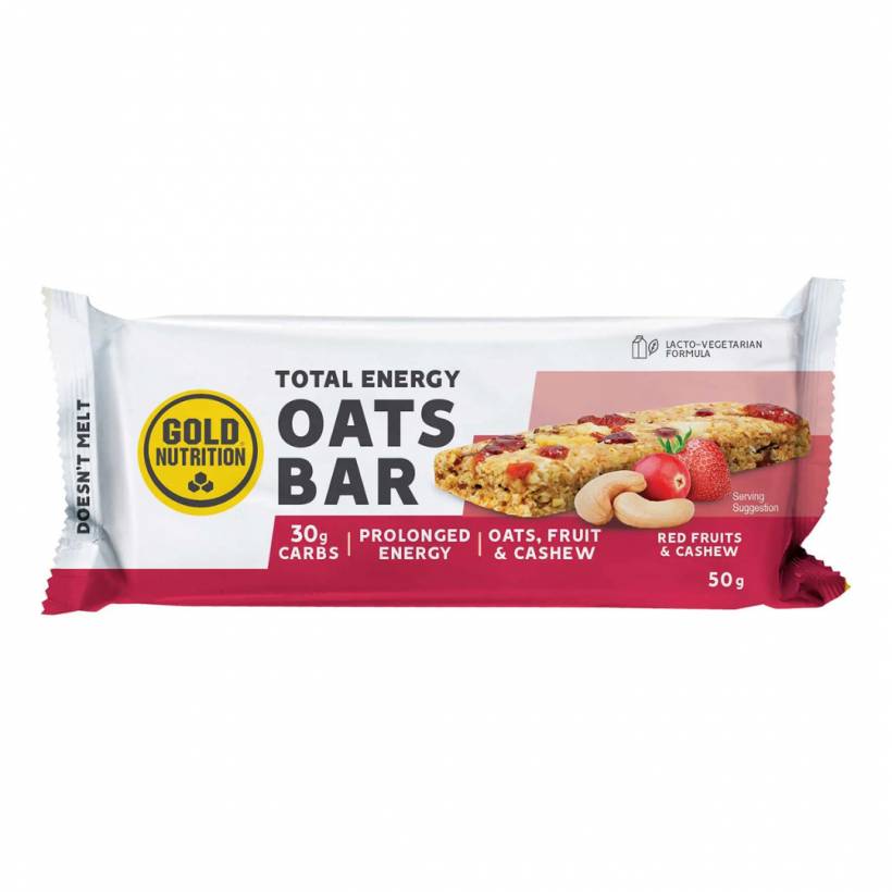 Batonik Energetyczny GoldNutrition Total Energy Oats Czerwone Owoce i Nerkowiec 50g