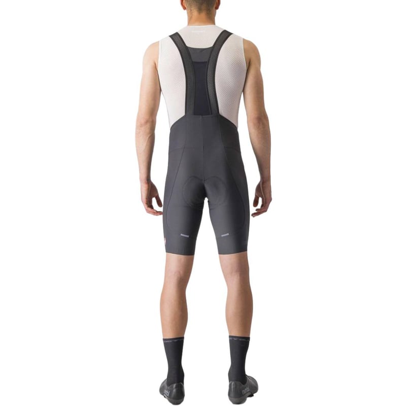 Castelli Espresso Donkergrijze Bib Shorts