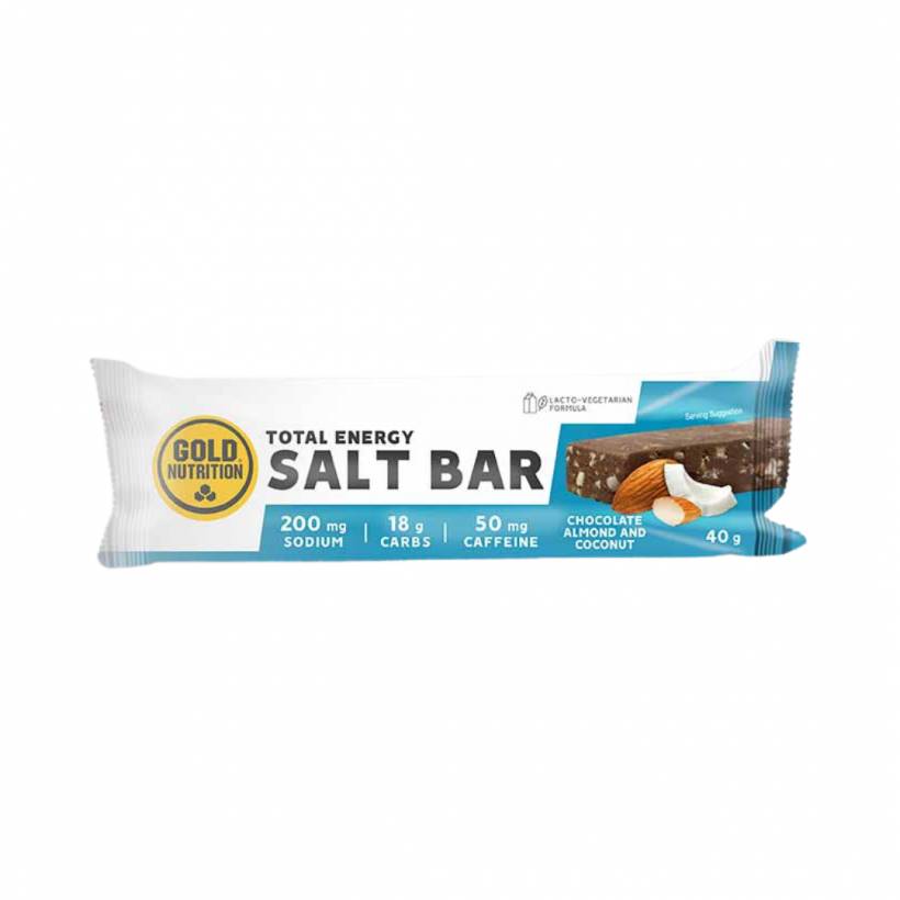 GoldNutrition Total Energy Salt Bar Energy Bar Almond and Coconut 40g