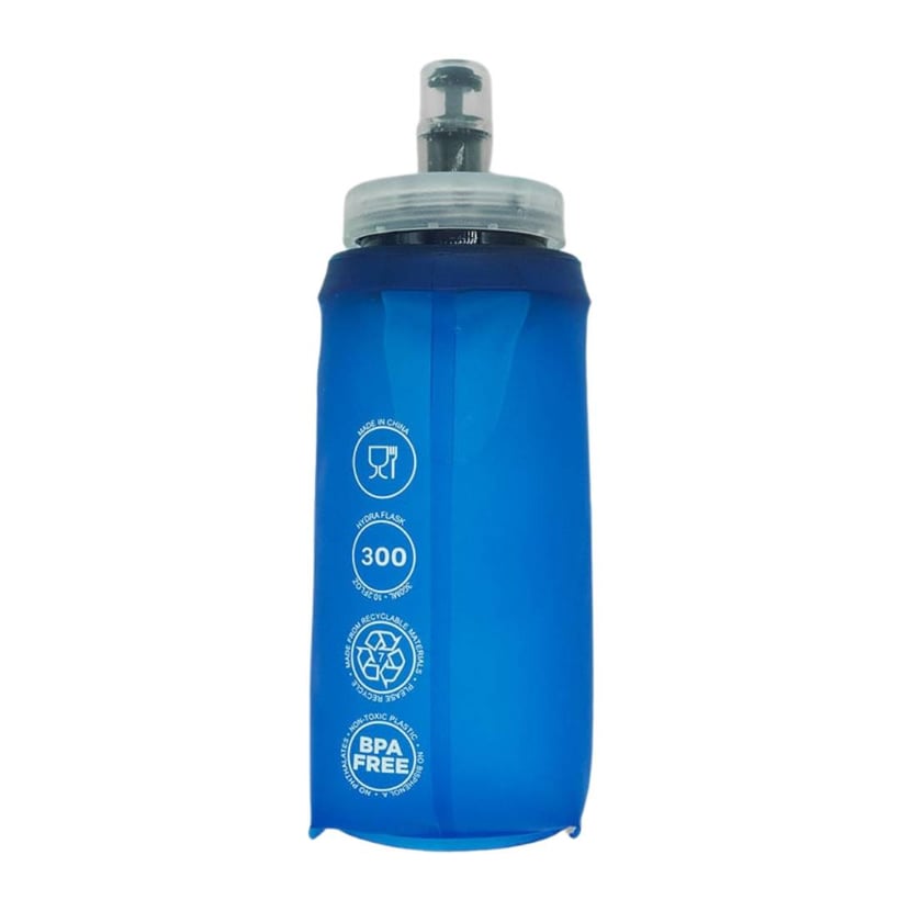 GoldNutrition 300ml Blue Malleable Bottle