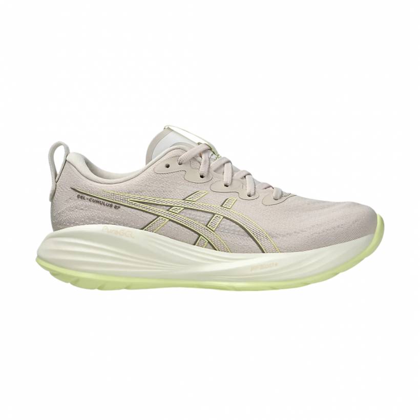 Asics Gel-Cumulus 27 Grijsgroen SS25 Dames Hardloopschoenen