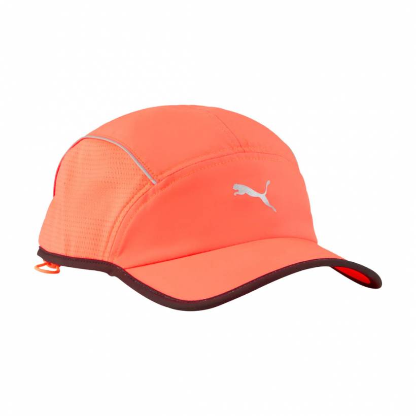 Puma Runner Short Visor 5 Panel Cap Oranje