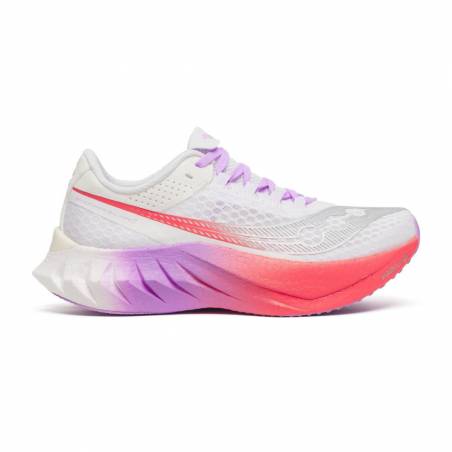Chaussures Saucony Endorphin Pro 4 Blanc Violet AW25 Femme