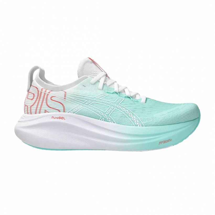 Asics Gel Nimbus 27 Light Blue White Shoes SS25