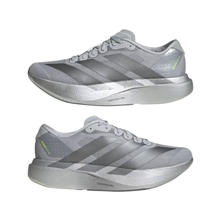 Adidas Adizero Evo SL Shoes Silver Gray AW25