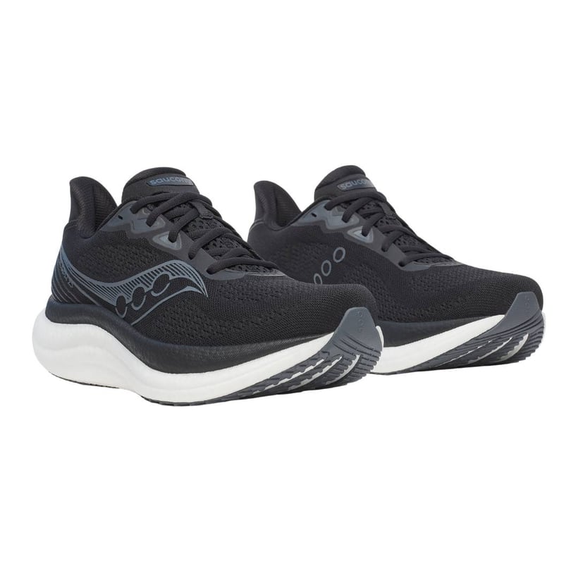 Saucony Triumph 23 Shoes Black White AW25