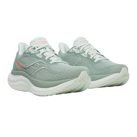 Chaussures Saucony Triumph 23 Vert Gris AW25 Femme