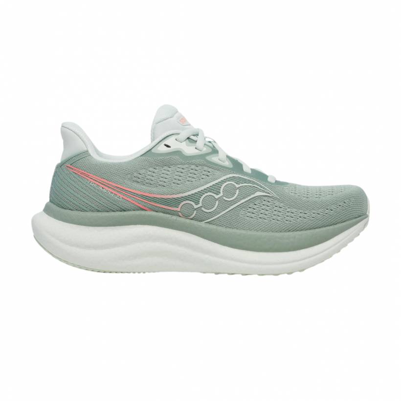 Saucony Triumph 23 Groen Grijs AW25 Dames Sneakers