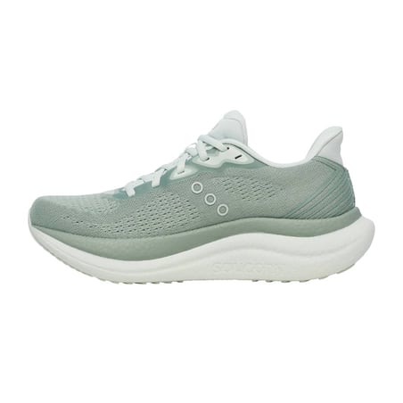 Tênis Saucony Triumph 23 Verde Cinza AW25 Mulher