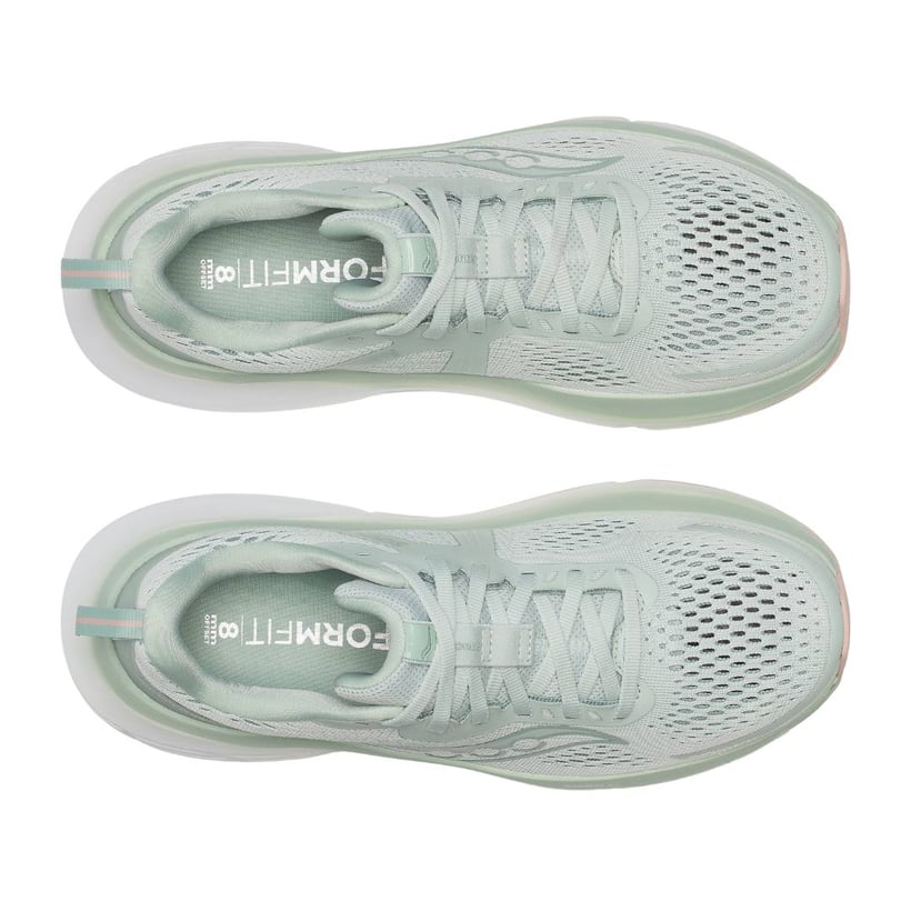 Chaussures Saucony Guide 18 Vert Blanc AW25 Femme