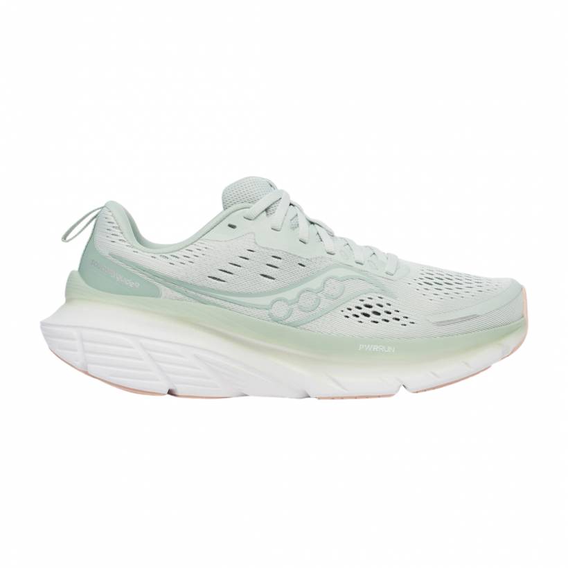 Saucony Guide 18 Groen Wit AW25 Dames Sneakers