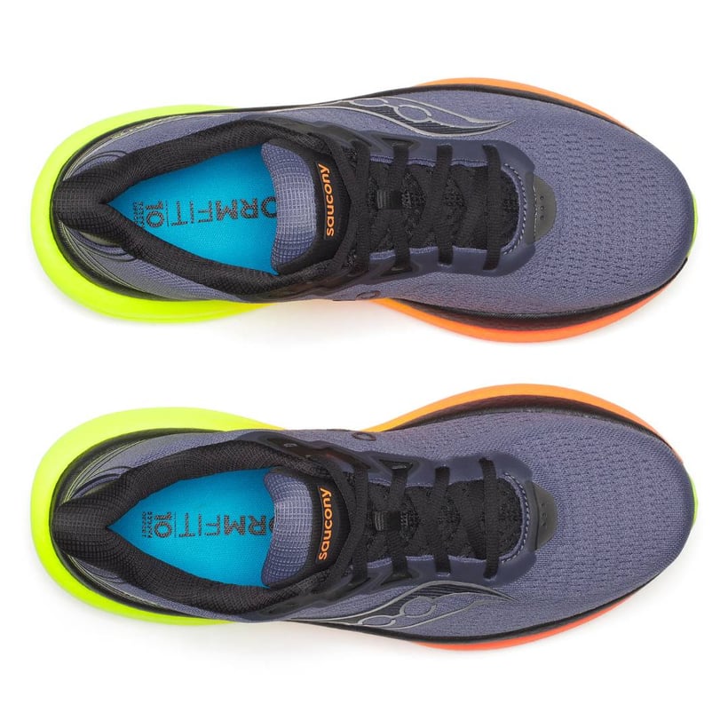Tênis Saucony Triumph 23 Cinza Laranja AW25