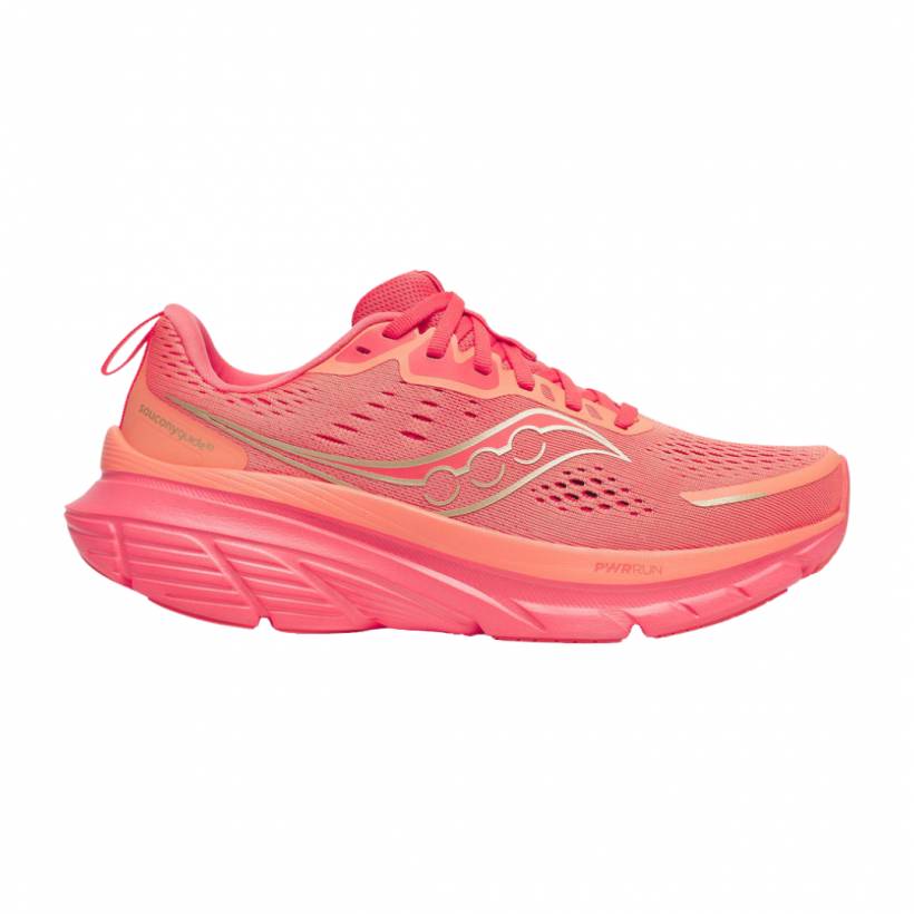 Buty Saucony Guide 18 Różowo-Pomarańczowe AW25 Damskie
