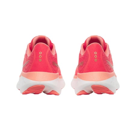 Chaussures Saucony Ride 18 Rose Blanc AW25 Femme