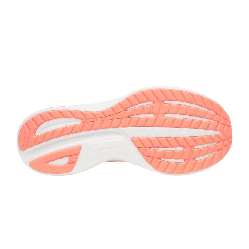 Chaussures Saucony Ride 18 Rose Blanc AW25 Femme